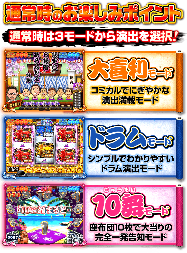 サンセイ R＆D｜P笑点 目指せ！座布団10枚