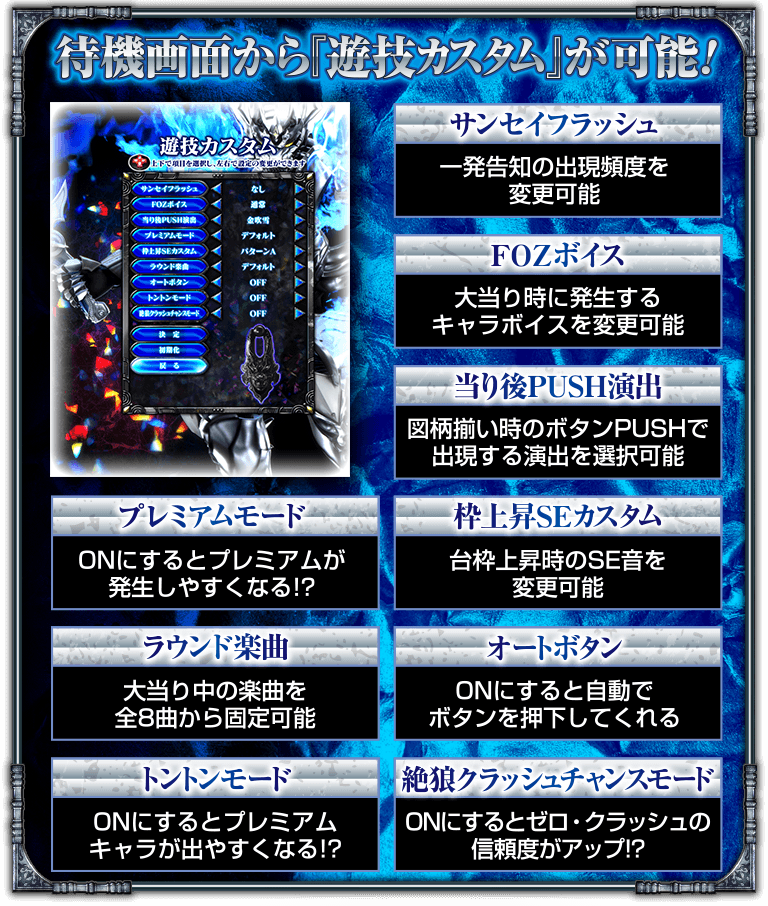 サンセイ R ｄ P10カウントチャージ絶狼